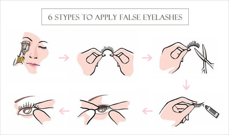 6 Steps to Apply Strip False Eyelashes