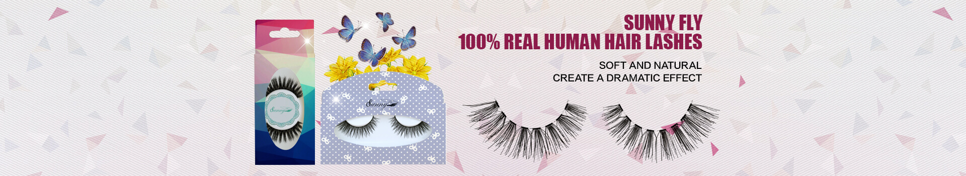 100% Real Human Hair Eyelashes