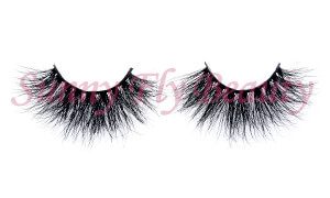 3D Long Drametic Mink Fur Eyelashes-ML27