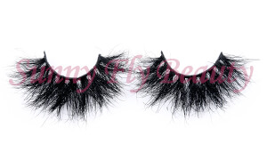 3D Long Drametic Mink Fur Eyelashes-ML28