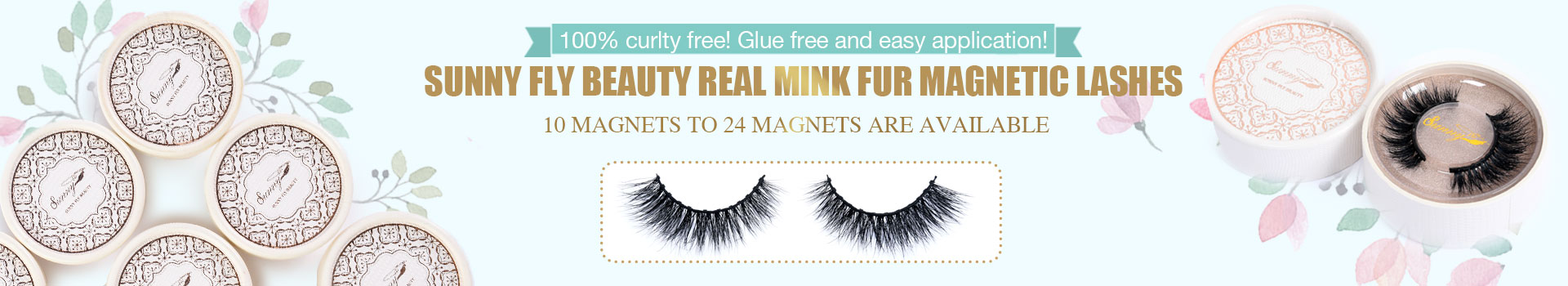 3D Mink Magnetic Eyelashes ME14